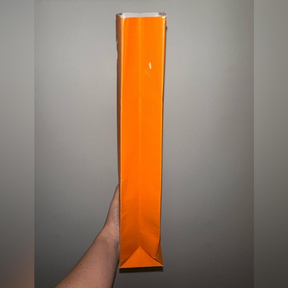 HERMÈS ORANGE SHOPPING BAG EUC - Picture 2 of 5